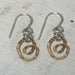 Image of tiny pretzel earrings