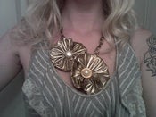 Image of Folded Flower Necklace