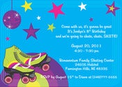Image of Roller Skate Invitation