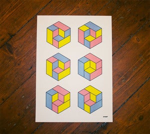 Image of Cubes Poster