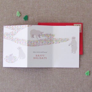 Image of "Polar Bears" Holiday Card