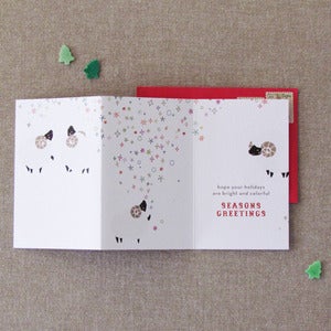 Image of "Winter Rams" Holiday Card