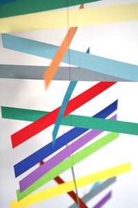 Image of MOBILE EN PAPIER MULTICOLORE REF.910