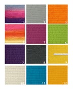 Image of Colorful Ruffle Fabric