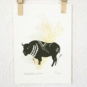 Image of Buffalo Print 5 x 7