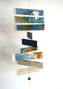 Image of MOBILE EN PAPIER SÉRIE LIMITÉE "LA TERRE" REF.927