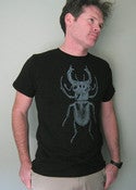Image of stag beetle t shirt