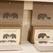 Image of SALE: Elephants Texts Bookplate Stamp