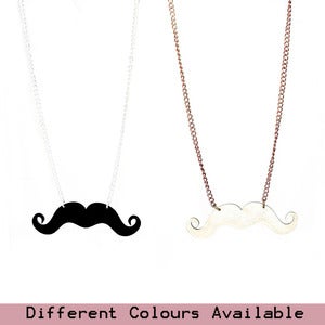 Image of Moustache Necklace **NEW**