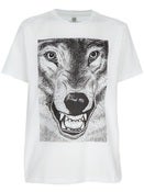 Image of ARRAN GREGORY 'WOLF' PRINT T-SHIRT FOR JAGUARSHOES COLLECTIVE