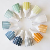 Image of Striped Bottle Vase