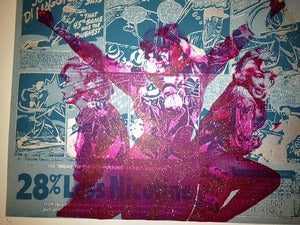 Image of Overused Icon Blue/Silver/Magenta Diamond Dust Edition by David Blake