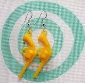 Image of Revolver earrings - yellow