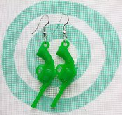 Image of Revolver earrings - green