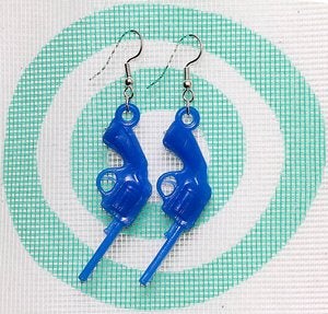 Image of Revolver earrings - blue