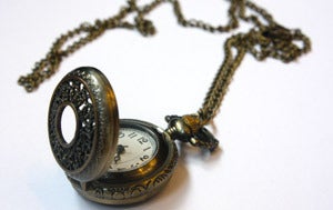 'Antique' locket watch