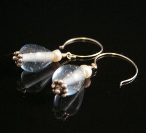 Image of Pale Blue Earrings
