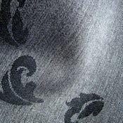 Image of Falling Leaves Textiles (Black/Charcoal)