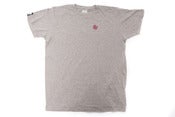 Image of casual crewneck shirt (Grey/Burgandy)