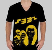 Image of Faces black v-neck