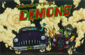 Image of DRAGSTRIP DEMONS PRINT ** ONLY 5 LEFT **