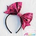 Image of Chubby Bunny x Acrylicana Collaboration: Pink Robot Jumble Bow