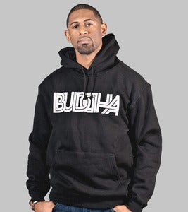 Image of Linear Pullover Hoodie Black