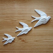 Image of Wall Swallow Trio by Pirdy