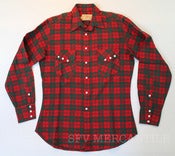 Image of Vintage 1950’s JACK FROST WOOLEN WEAR SLANT POCKET WESTERN STYLE SHIRT