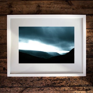 Image of black mountains
