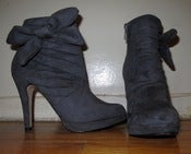 Image of Forever21 Bow Botties - Grey