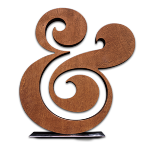 Image of PREMIUM WOOD AMPERSAND 18"