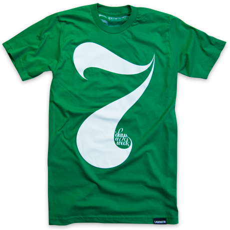 Image of SEVEN DAYS A WEEK (GREEN)