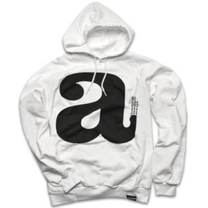 Image of LOWERCASE (WHITE HOODY)