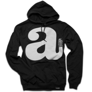 Image of LOWERCASE (BLACK HOODY)