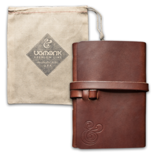 Image of PREMIUM LEATHER<BR/>WRAP-AROUND JOURNAL