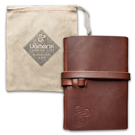 Image of PREMIUM LEATHER<BR/>WRAP-AROUND JOURNAL
