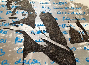 Image of Lady Died Silver/Blue/Black with Diamond Dust