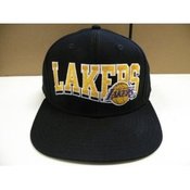 Image of LAKERS ADIDAS  BLACK ANDPURPLE SNAPBACK
