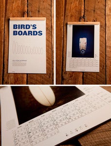 Image of Birds Boards 2012 Tide Calendar
