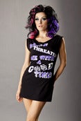 Image of Dont Threatin Me With A Good Time Black Dress