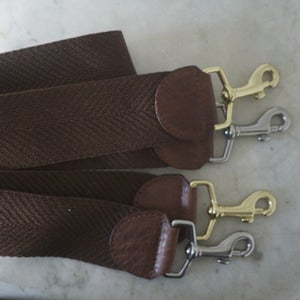Webbing Chest Strap - Chocolate