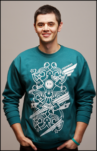 Image of Fountain of Youth (Teal Crewneck)