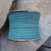Image of Lucia-Cuff bracelet, Turquesa