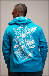 Image of Fountain of Youth (Aqua Zip up)