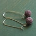 Image of Petit Orbis XL earrings in eyeshadow