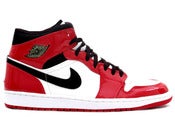 Image of Air Jordan 1 Retro White/ Black- Varsity red