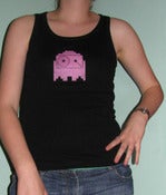 Image of Black T-Shirt (Pink Ghost)