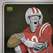 Image of Dead Football Player Print