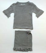 Image of Classic Ruffle Sweaterknit Wrap Skirt